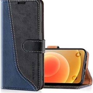 Mulbess Coque pour iPhone 12 Mini, Etui a Rabat, Housse en Cuir